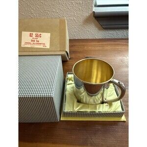 VTG Oneida Silversmiths 02 55c #2030 Child Cup W/Original Boxes